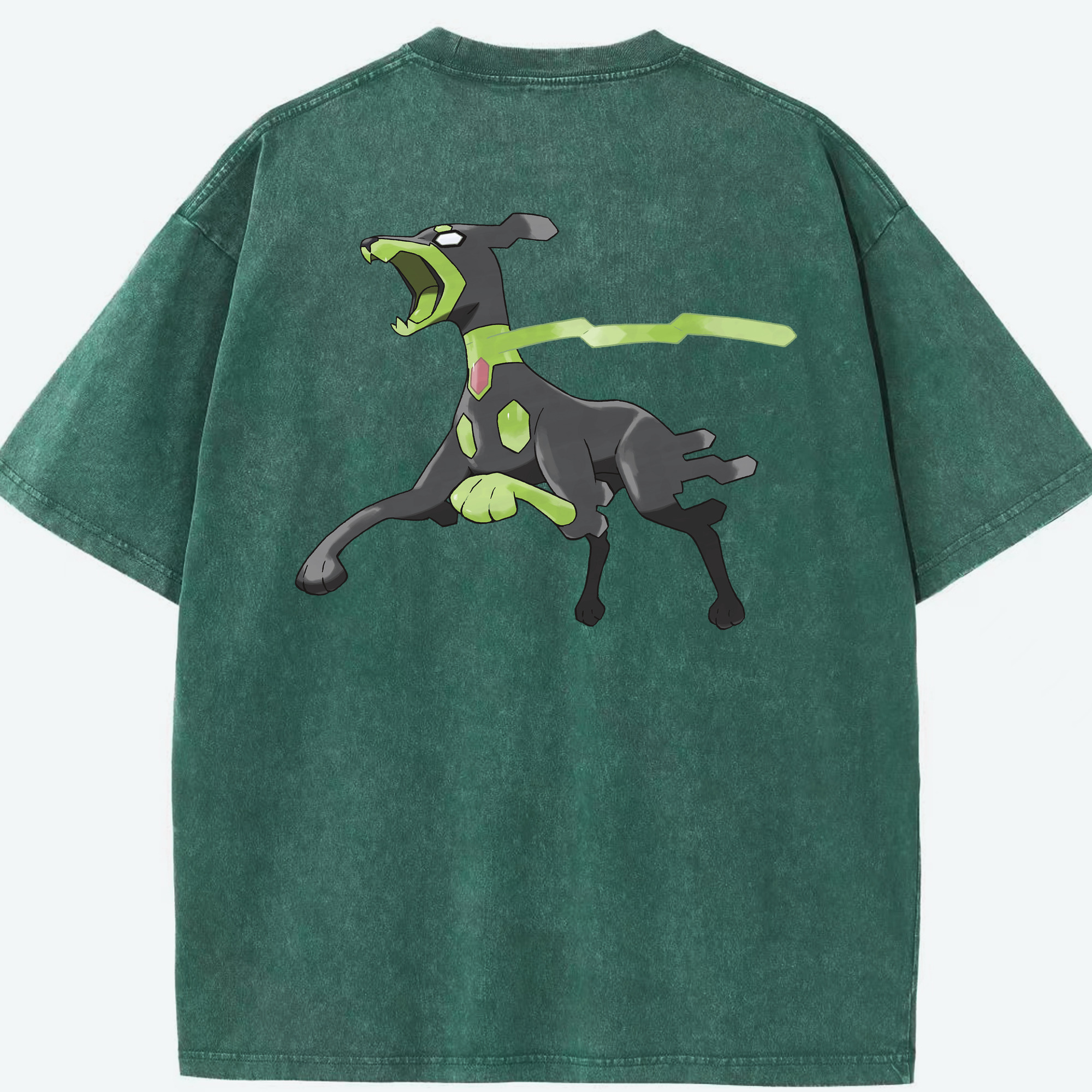 （画像用） ポケットモンスター Pokémon 綿100% ヴィンテージ風 半袖Tシャツ（背面プリント）